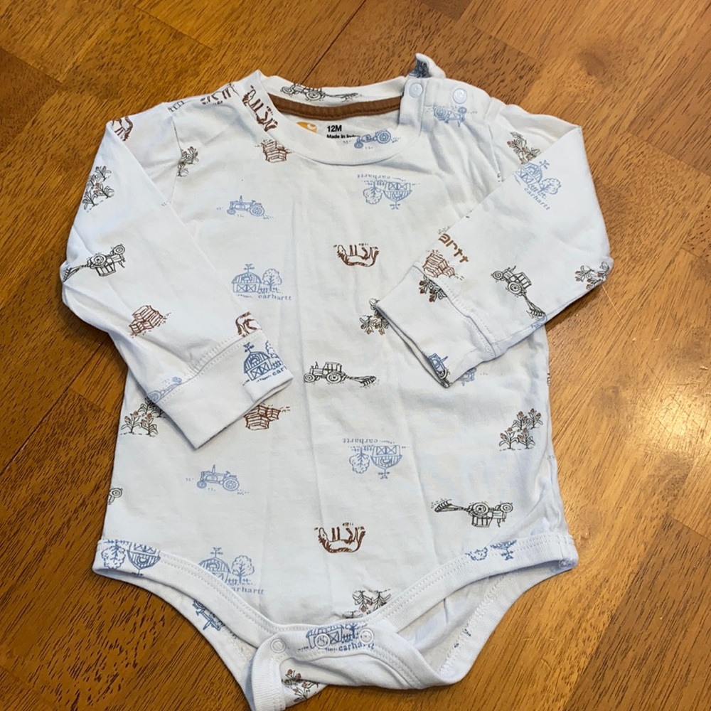 Carhartt long sleeve onesie